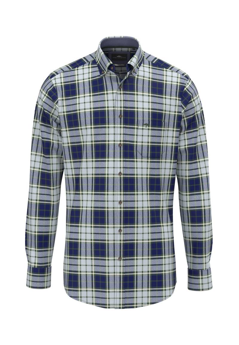 FYNCH-HATTON - Brushed Twill Check, B.D., 1/1 - Gr. - 3XL von FYNCH-HATTON