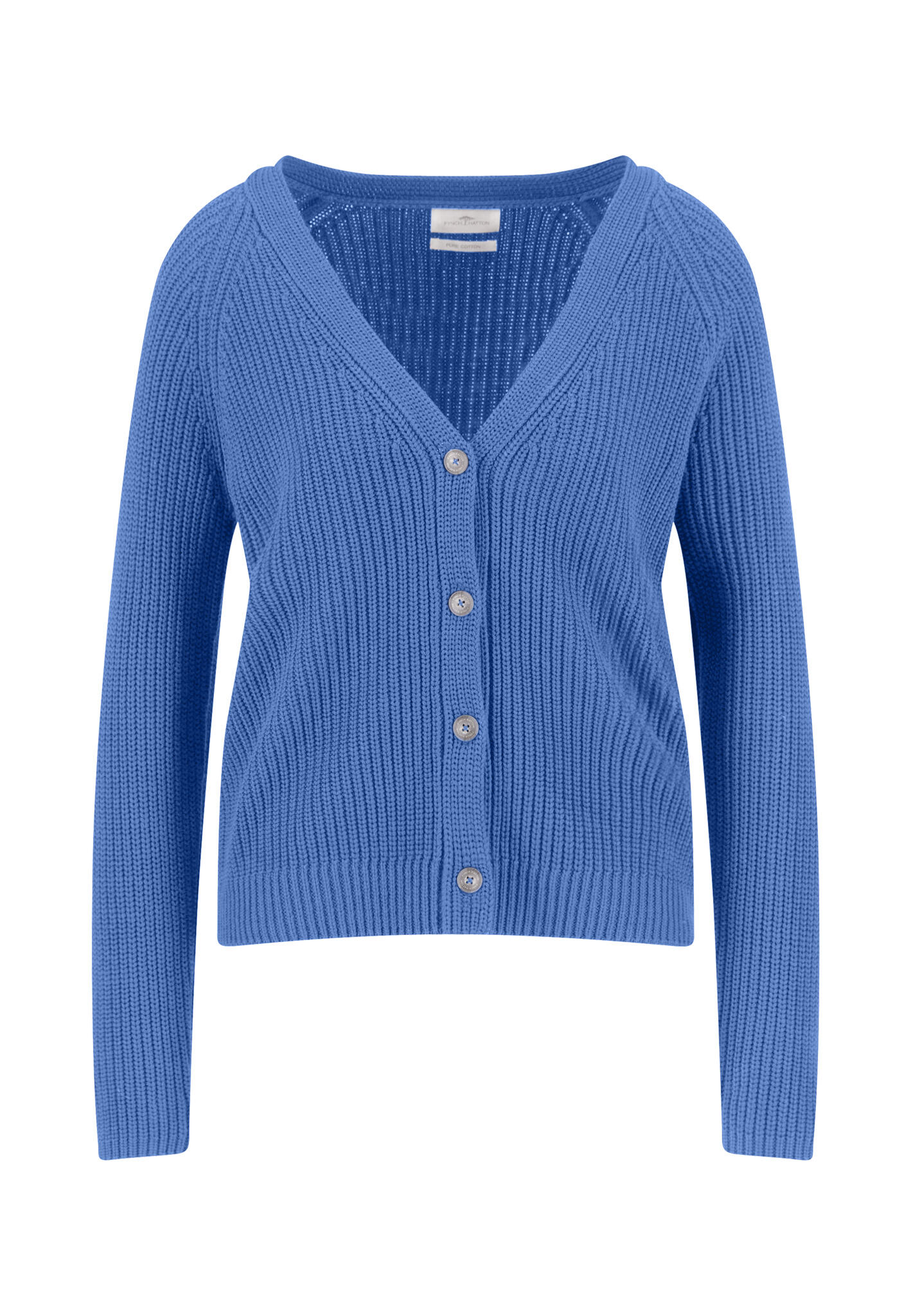 FYNCH-HATTON - CARDIGAN COTTON azur blue - Gr. - XXL von FYNCH-HATTON