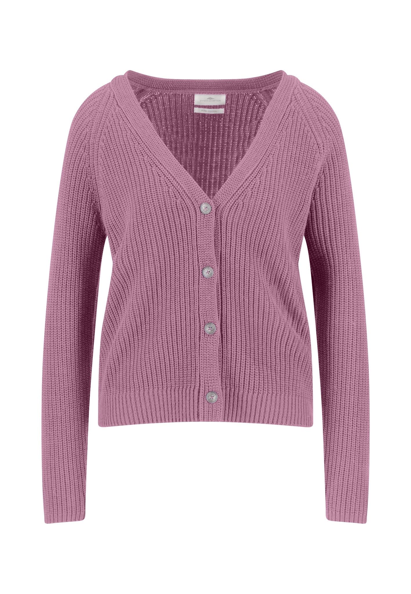 FYNCH-HATTON - CARDIGAN COTTON mauve rose - Gr. - S von FYNCH-HATTON