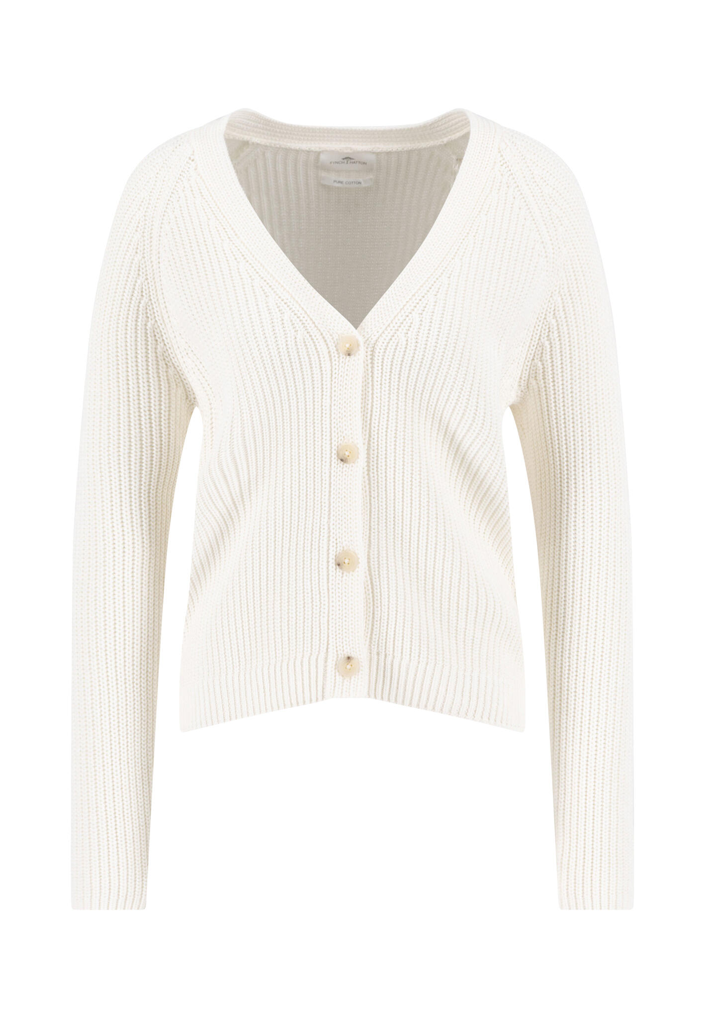 FYNCH-HATTON - CARDIGAN COTTON milk - Gr. - L von FYNCH-HATTON