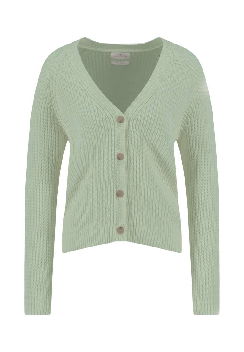 FYNCH-HATTON - CARDIGAN COTTON sage green - Gr. - XL von FYNCH-HATTON