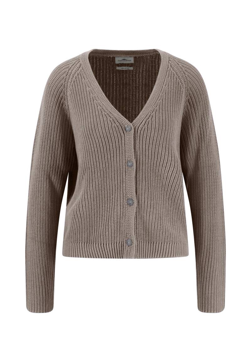 FYNCH-HATTON - CARDIGAN COTTON summer taupe - Gr. - XL von FYNCH-HATTON