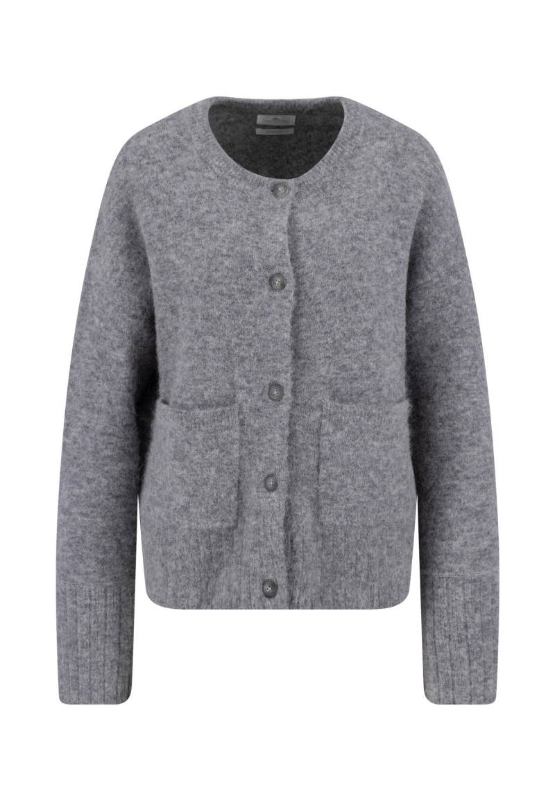 FYNCH-HATTON - CARDIGAN HAIRY YARN *RWS alloy grey - Gr. - XXL von FYNCH-HATTON