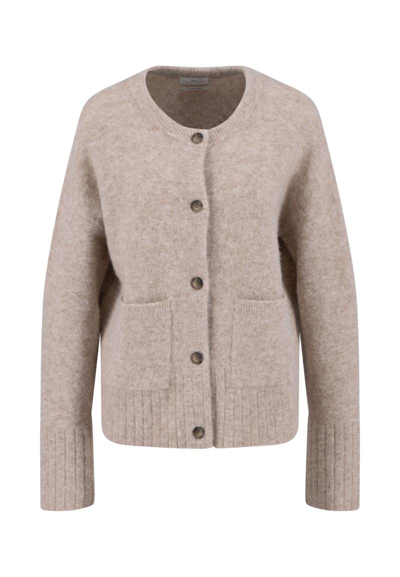 FYNCH-HATTON - CARDIGAN HAIRY YARN *RWS cappucchino - Gr. - XXL von FYNCH-HATTON