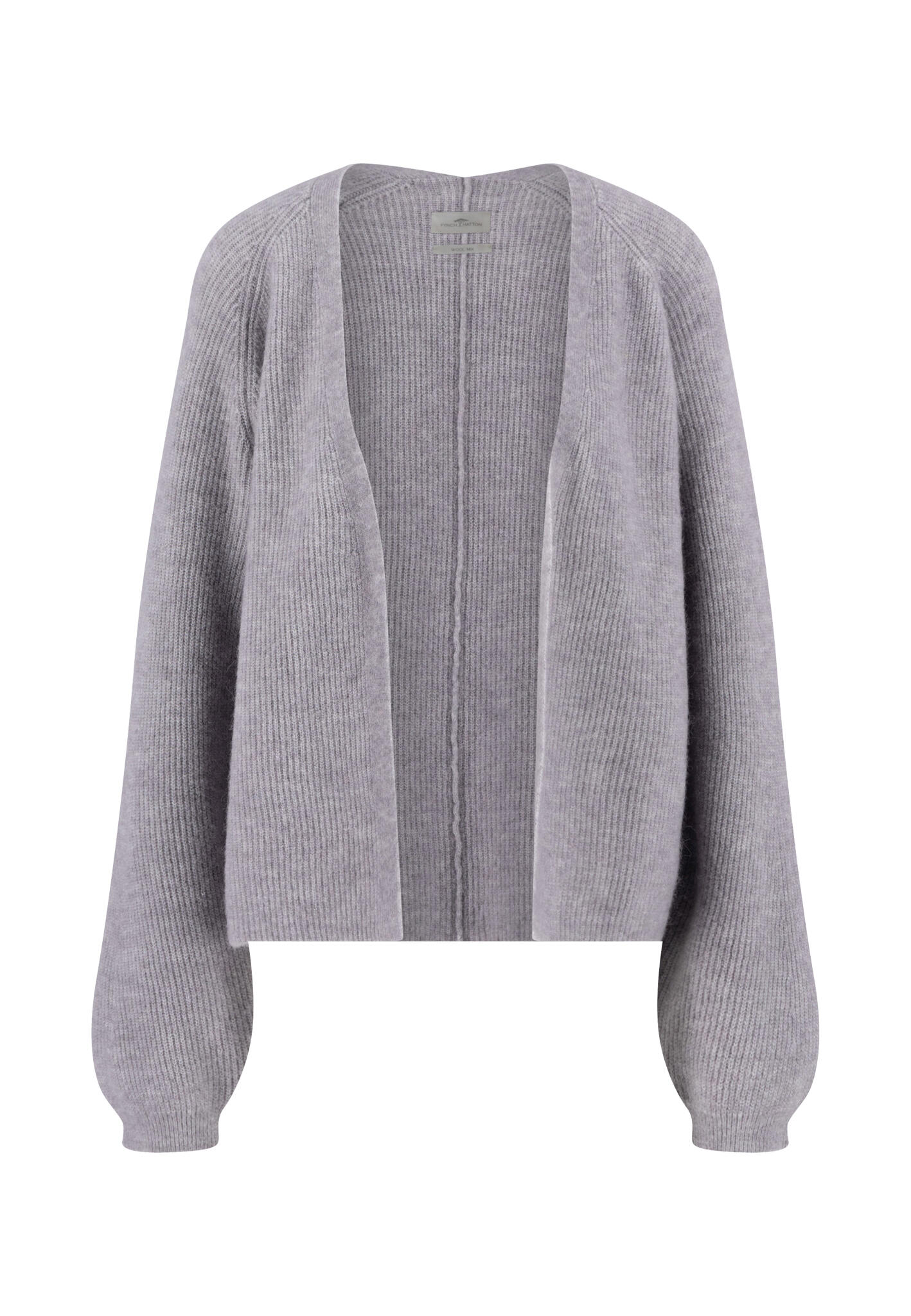 FYNCH-HATTON - CARDIGAN MELANGE alloy grey - Gr. - M von FYNCH-HATTON
