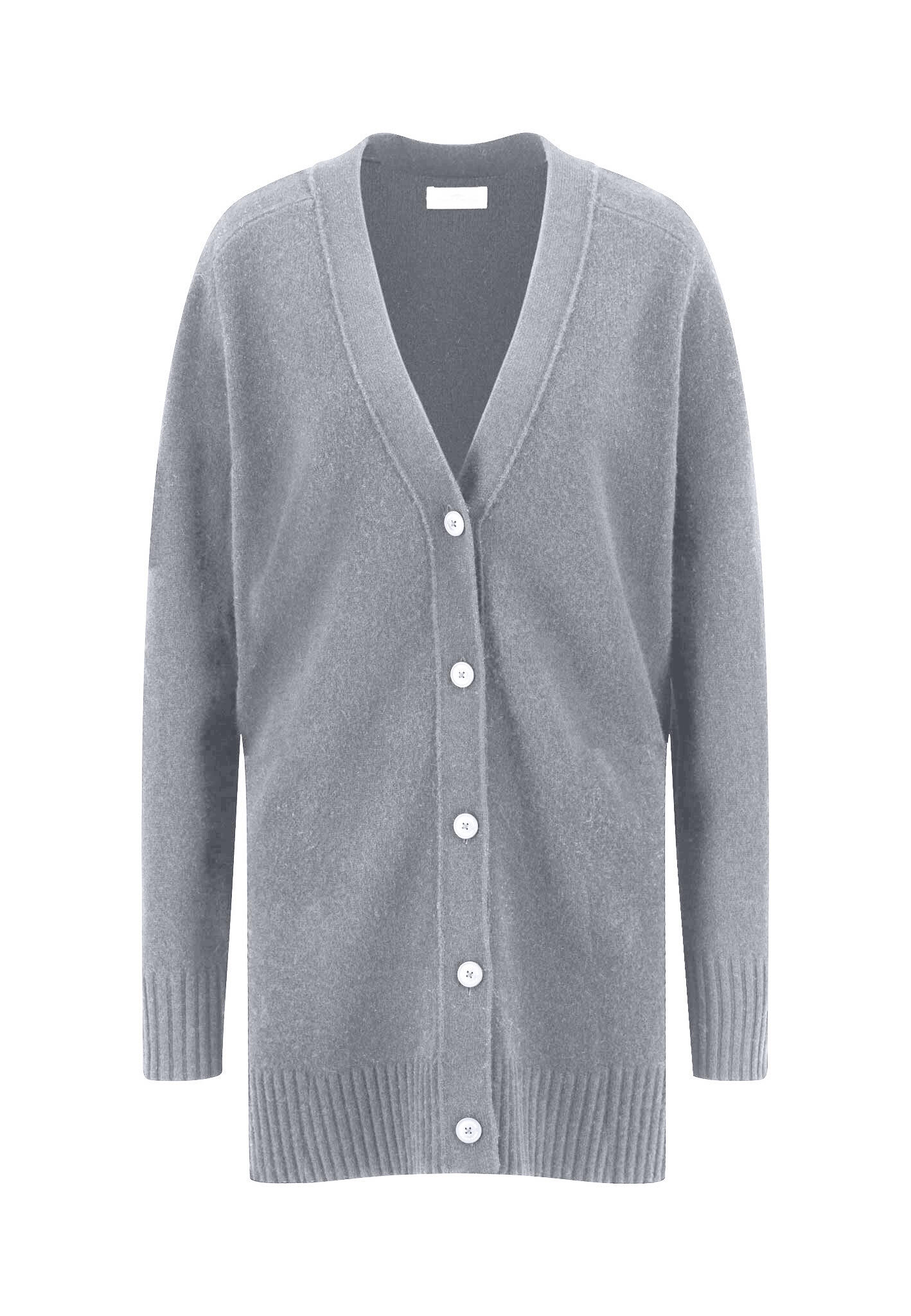 FYNCH-HATTON - CARDIGAN MERINOWOOL *RWS alloy grey - Gr. - M von FYNCH-HATTON