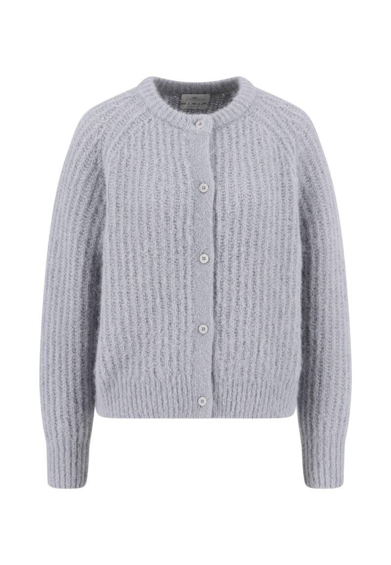 FYNCH-HATTON - CARDIGAN O-NECK HAIRY YARN *RWS alloy grey - Gr. - M von FYNCH-HATTON