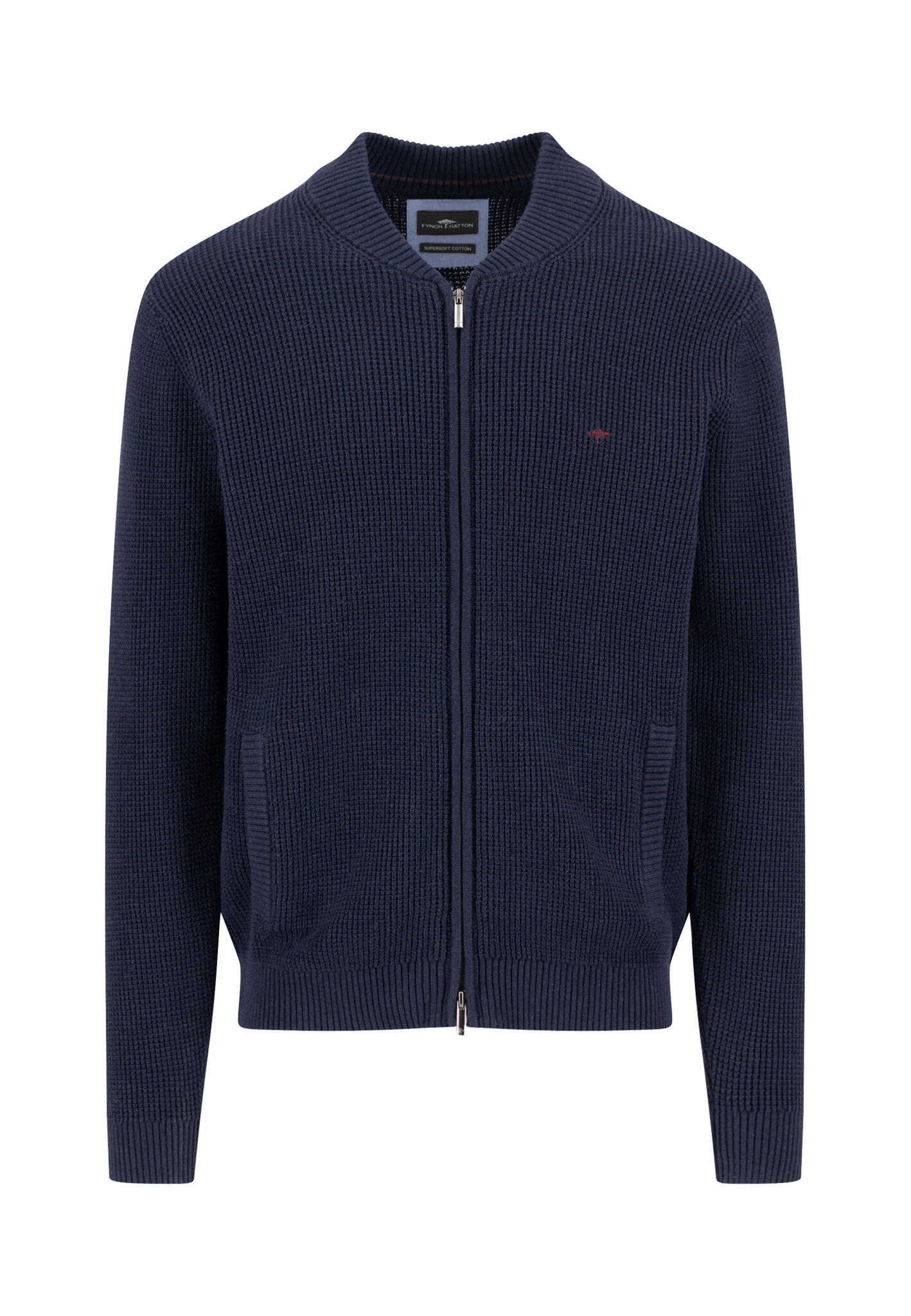FYNCH-HATTON - Cardigan College, Struc, Supersoft navy - Gr. - XL von FYNCH-HATTON