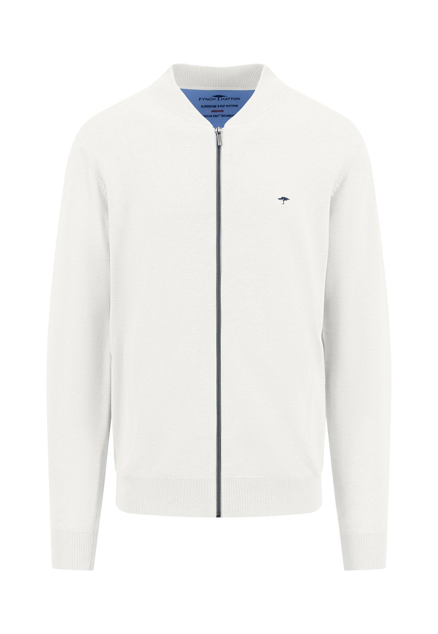 FYNCH-HATTON - Cardigan College, Superfine new offwhite - Gr. - M von FYNCH-HATTON