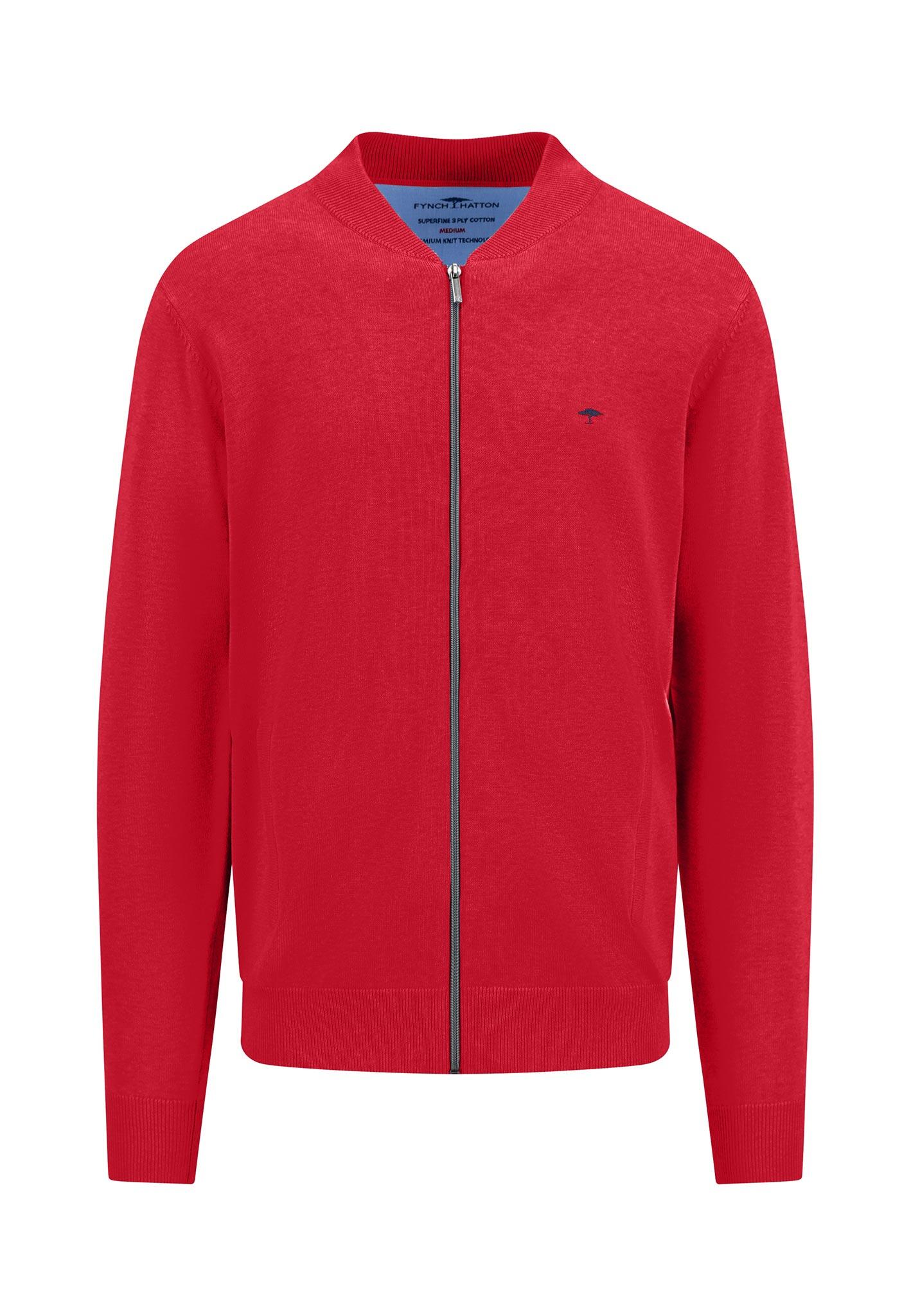 FYNCH-HATTON - Cardigan College, Superfine poppy red - Gr. - L von FYNCH-HATTON