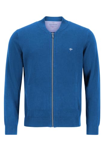 FYNCH-HATTON Cardigan mit College-Kragen Bright Ocean/XXL von FYNCH-HATTON