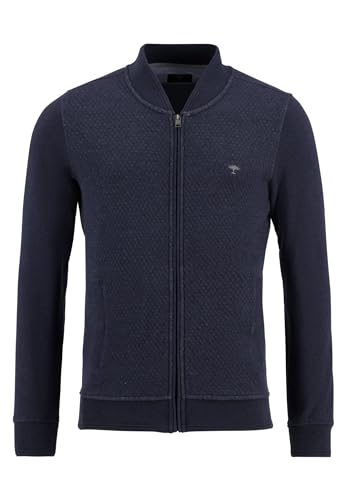 FYNCH-HATTON College-Jacke in Melange-Optik navy/XL von FYNCH-HATTON