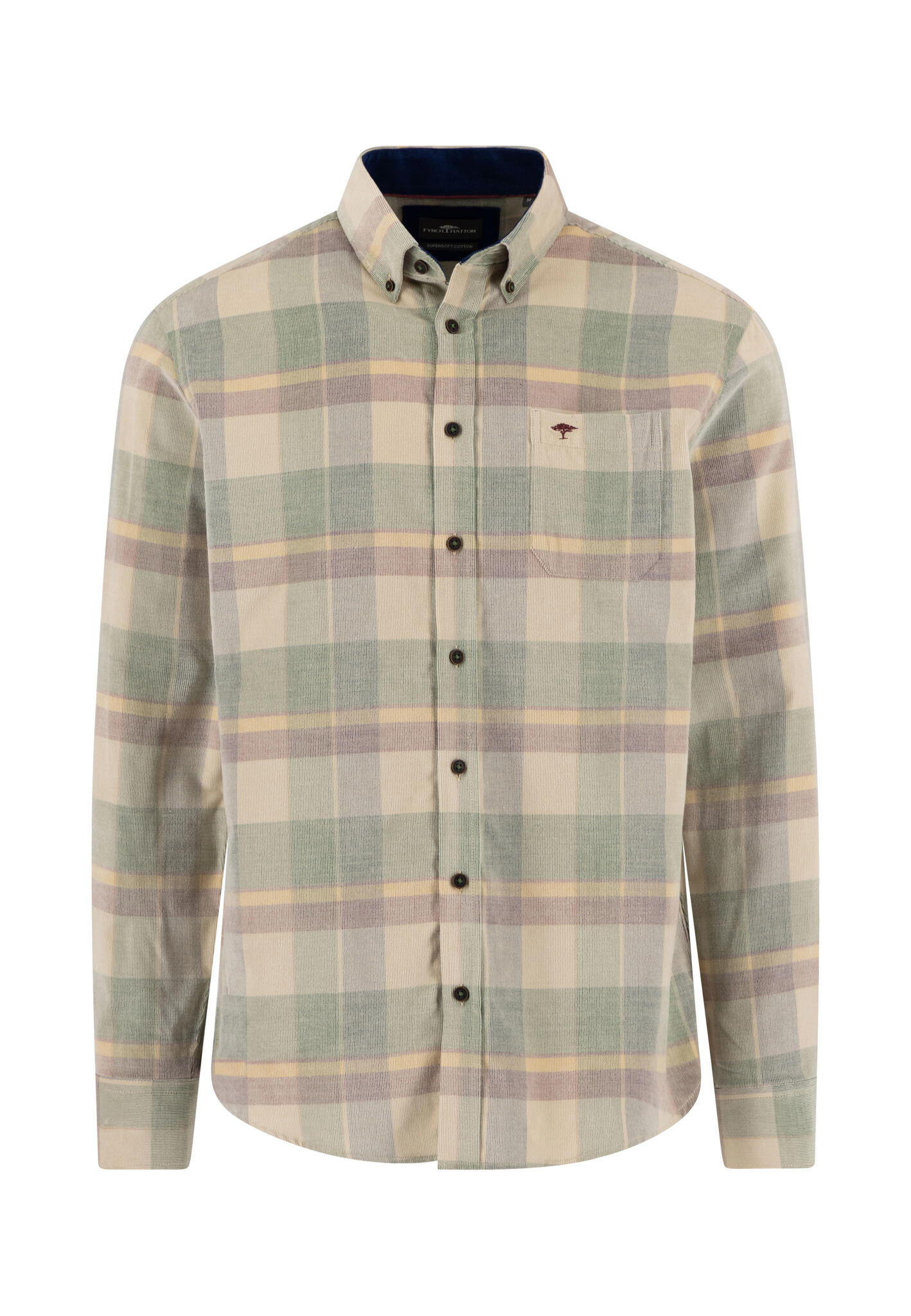 FYNCH-HATTON - Corduroy Check, B.D., 1/1 - Gr. - XXL von FYNCH-HATTON
