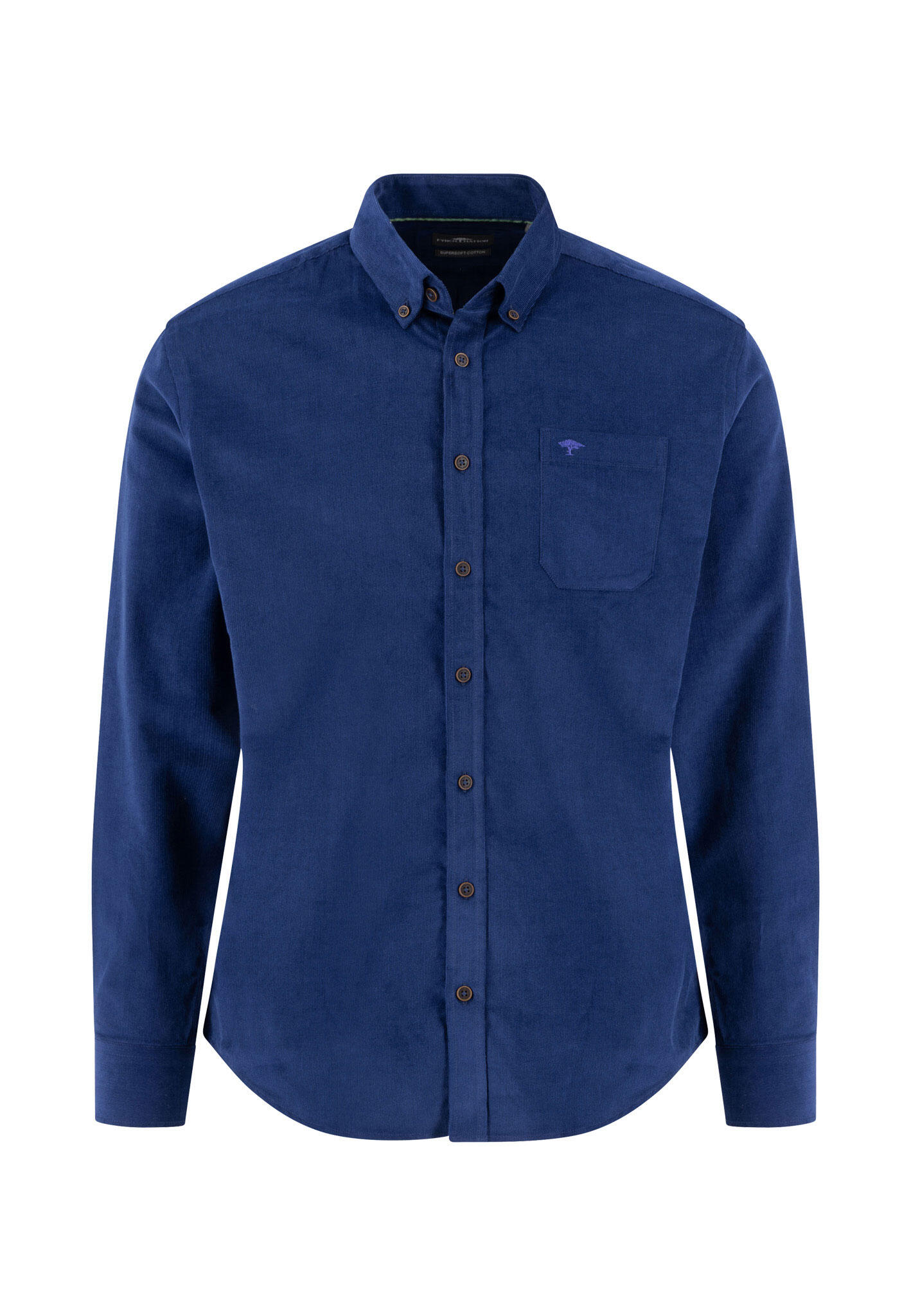 FYNCH-HATTON - Corduroy Shirt, B.D., 1/1 navy - Gr. - XL von FYNCH-HATTON