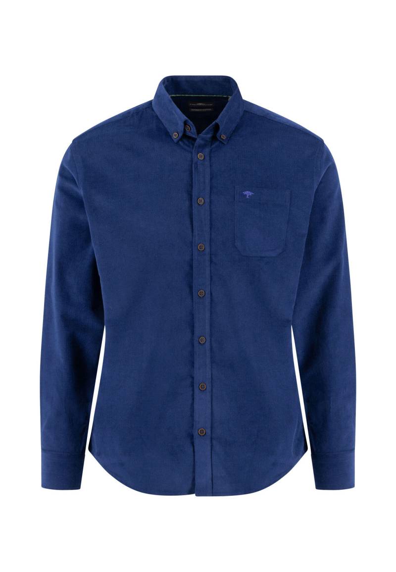 FYNCH-HATTON - Corduroy Shirt, B.D., 1/1 navy - Gr. - XL von FYNCH-HATTON