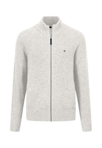 FYNCH-HATTON Donegal Strickjacke mit Stehkragen Winter White/XXL von FYNCH-HATTON