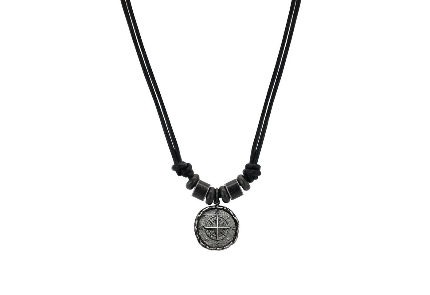 FYNCH-HATTON Edelstahlkette Echtleder von FYNCH-HATTON