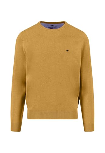 FYNCH-HATTON Feinstrickpullover aus Baumwolle mit Rundhalsausschnitt Amber/M von FYNCH-HATTON