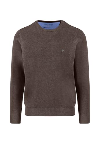 FYNCH-HATTON Feinstrickpullover aus Baumwolle mit Rundhalsausschnitt Earth/M FYNCH-HATTON Feinstrickpullover aus Baumwolle mit Rundhalsausschnitt Earth/M von FYNCH-HATTON