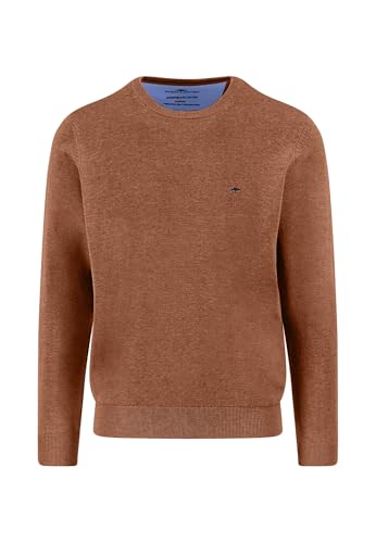FYNCH-HATTON Feinstrickpullover aus Baumwolle mit Rundhalsausschnitt Hazel/XL von FYNCH-HATTON
