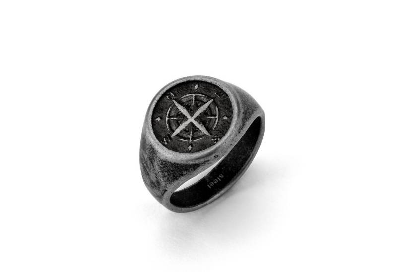FYNCH-HATTON Fingerring Schmuck Geschenk Edelstahl Ring The Antique Explorer Kompass von FYNCH-HATTON