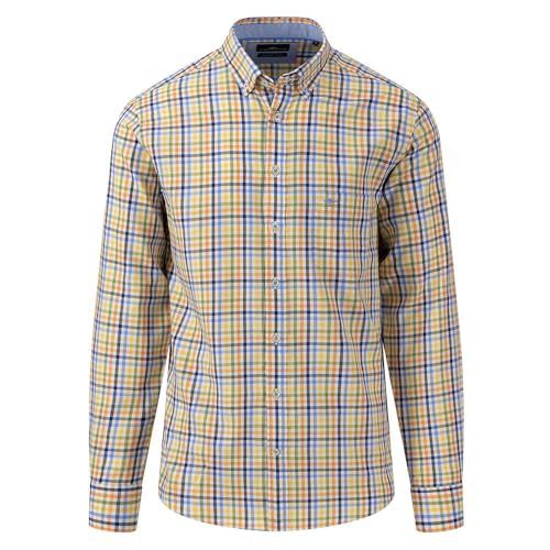 FYNCH-HATTON Gemustertes Casual-Fit Hemd mit modischem Print Leaf Green/S von FYNCH-HATTON