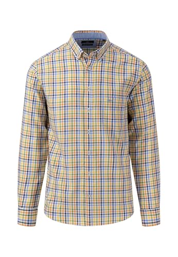 FYNCH-HATTON Gemustertes Casual-Fit Hemd mit modischem Print Leaf Green / 3XL von FYNCH-HATTON