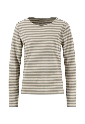 FYNCH-HATTON Gestreiftes Langarmshirt mit Rundhalsausschnitt Sand/L von FYNCH-HATTON