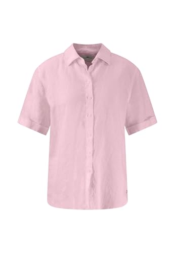 FYNCH-HATTON Halbarm-Bluse aus Leinenmix in Unifarben Fresh Rose / 44 von FYNCH-HATTON