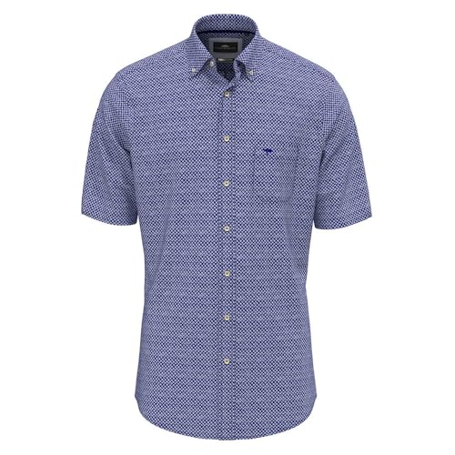 FYNCH-HATTON Hemd 1/2 Arm - dunkelblau M von FYNCH-HATTON