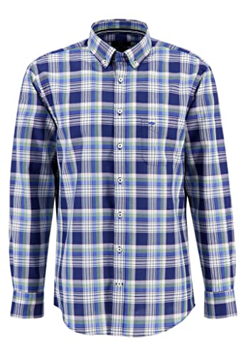 FYNCH-HATTON Hemd 12115110 - Oxford-Hemd im frischen Karo-Design Green Combi Check 3XL von FYNCH-HATTON