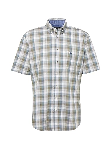 FYNCH-HATTON Herren Hemd grau/hellgrau/taubenblau/Khaki XXXL von FYNCH-HATTON