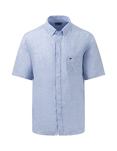 FYNCH-HATTON Hemd 13057001 - Leinenhemd mit Button-Down-Kragen Light Sky XL von FYNCH-HATTON