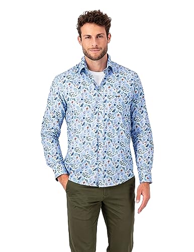 FYNCH-HATTON Hemd 13095003 - Floral Bedrucktes Hemd Wave XL von FYNCH-HATTON