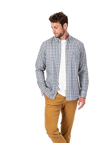 FYNCH-HATTON Hemd 13108010 - Flanell-Hemd mit klassischem Karomuster sage Green XL von FYNCH-HATTON