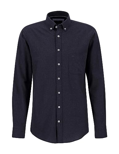 FYNCH-HATTON Hemd 13146010 - Weiches Flanell-Hemd Navy XL von FYNCH-HATTON