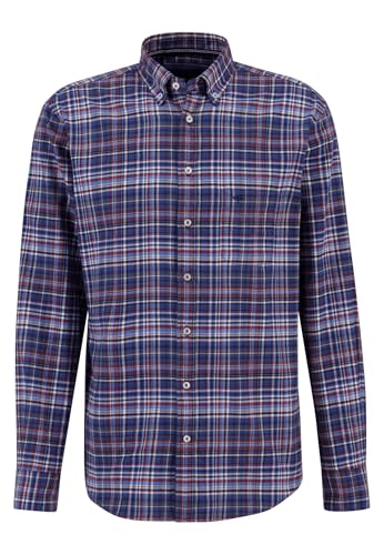 FYNCH-HATTON Kariertes Hemd mit Button-Down-Kragen und Langen Ärmeln Scarlet/XXL FYNCH-HATTON Kariertes Hemd mit Button-Down-Kragen und Langen Ärmeln Scarlet/XXL von FYNCH-HATTON