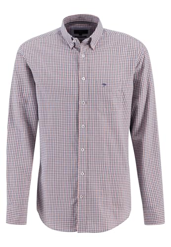 FYNCH-HATTON Fein Kariertes Hemd mit Button-Down-Kragen Burnt orange/L von FYNCH-HATTON