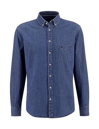 FYNCH-HATTON Hemd 13149010 - Denim-Hemd aus Baumwolle Wave 3XL von FYNCH-HATTON