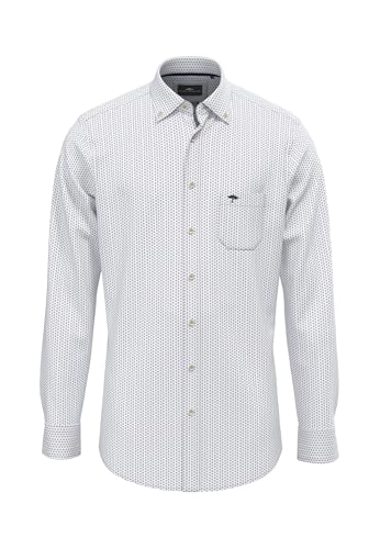 FYNCH-HATTON Hemd aus 100% Baumwolle mit Minimalprint Summer Breeze/M von FYNCH-HATTON