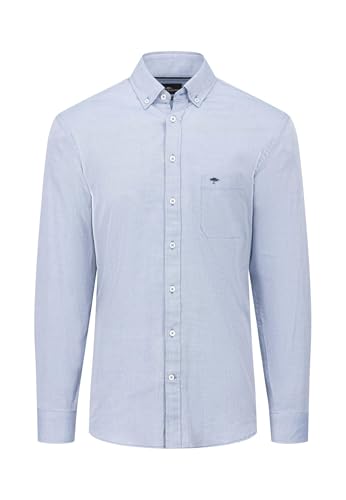FYNCH-HATTON Hemd aus Baumwolle mit Button-Down Kragen Cloud Blue/S von FYNCH-HATTON