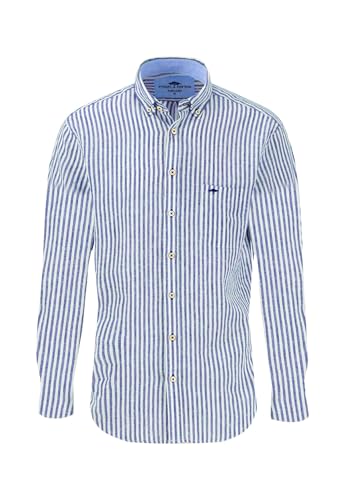 FYNCH-HATTON Hemd aus Leinen gestreift Strong Blue/XXL FYNCH-HATTON Hemd aus Leinen gestreift Strong Blue/XXL von FYNCH-HATTON