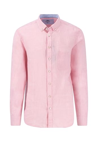FYNCH-HATTON Hemd aus Leinen mit Button-Down-Kragen Peony/XXL von FYNCH-HATTON