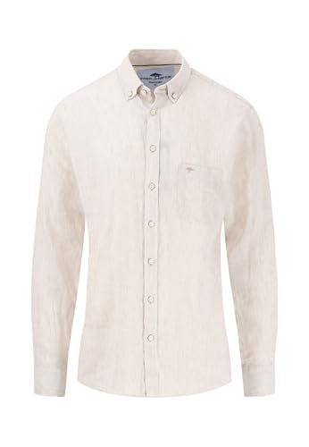 FYNCH-HATTON Hemd aus Leinen mit Button-Down-Kragen Sand/L von FYNCH-HATTON