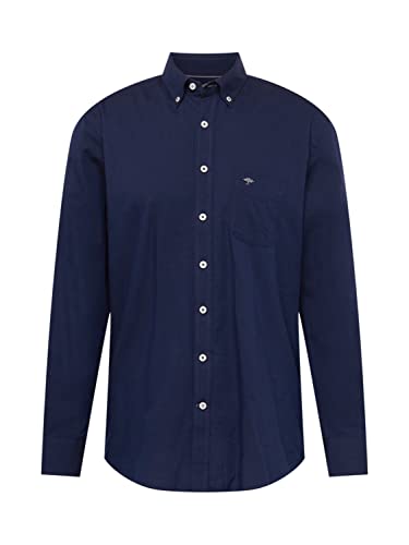 FYNCH-HATTON Herren Businesshemd Navy/Stone L von FYNCH-HATTON