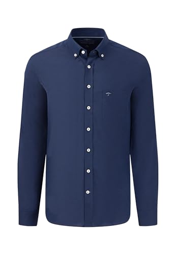 FYNCH-HATTON Herren Businesshemd Navy/Stone M von FYNCH-HATTON
