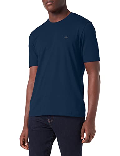 FYNCH-HATTON Herren T-shirt, basis T Shirt, Blau (Midnight 672), L EU von FYNCH-HATTON