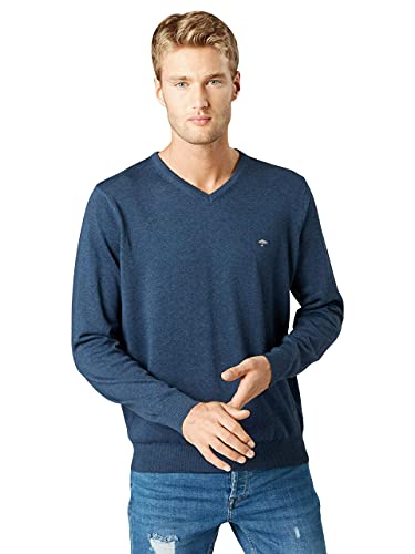 FYNCH-HATTON Herren Pullover, V-neck, Night, L EU von FYNCH-HATTON
