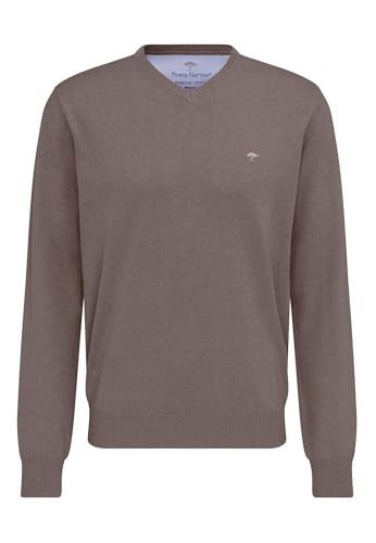 FYNCH-HATTON Pullover aus Baumwolle mit V-Ausschnitt Earth/S von FYNCH-HATTON