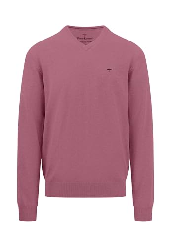 FYNCH-HATTON Herren Feinstrickpullover mit V-Ausschnitt, Pale Blush, 3XL von FYNCH-HATTON